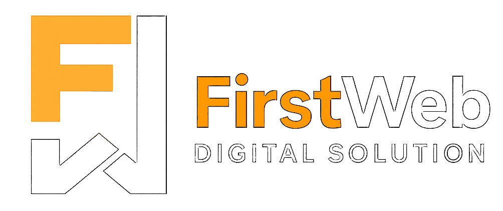 firstweb white logo